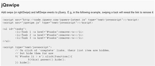 jQuery Mobile