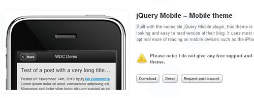 jQuery Mobile